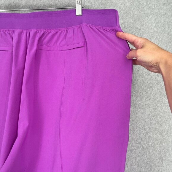 Athleta Brooklyn Heights High Rise Pant Size 22 Jazzy Purple Pull On Travel EUC - Picture 6 of 16